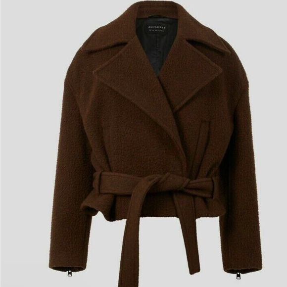 All Saints Boston wool blend jacket - Picture 1 of 7